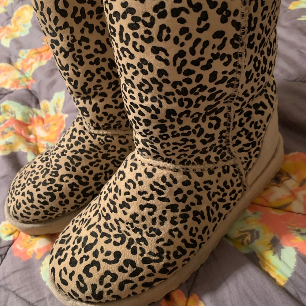 Authentic Cheetah Print UGG boots